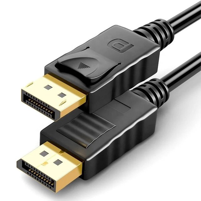 cabo DisplayPort x DisplayPort da marca Grasep com 1,5 m de comprimento. - Imagem 4