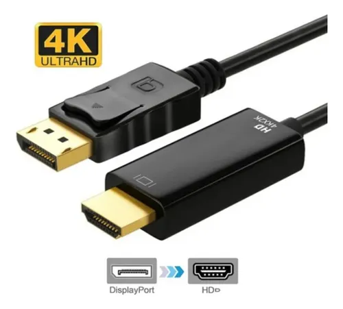Cabo Displayport P/ Hdmi - 1.8m Preto It Blue - Imagem 3