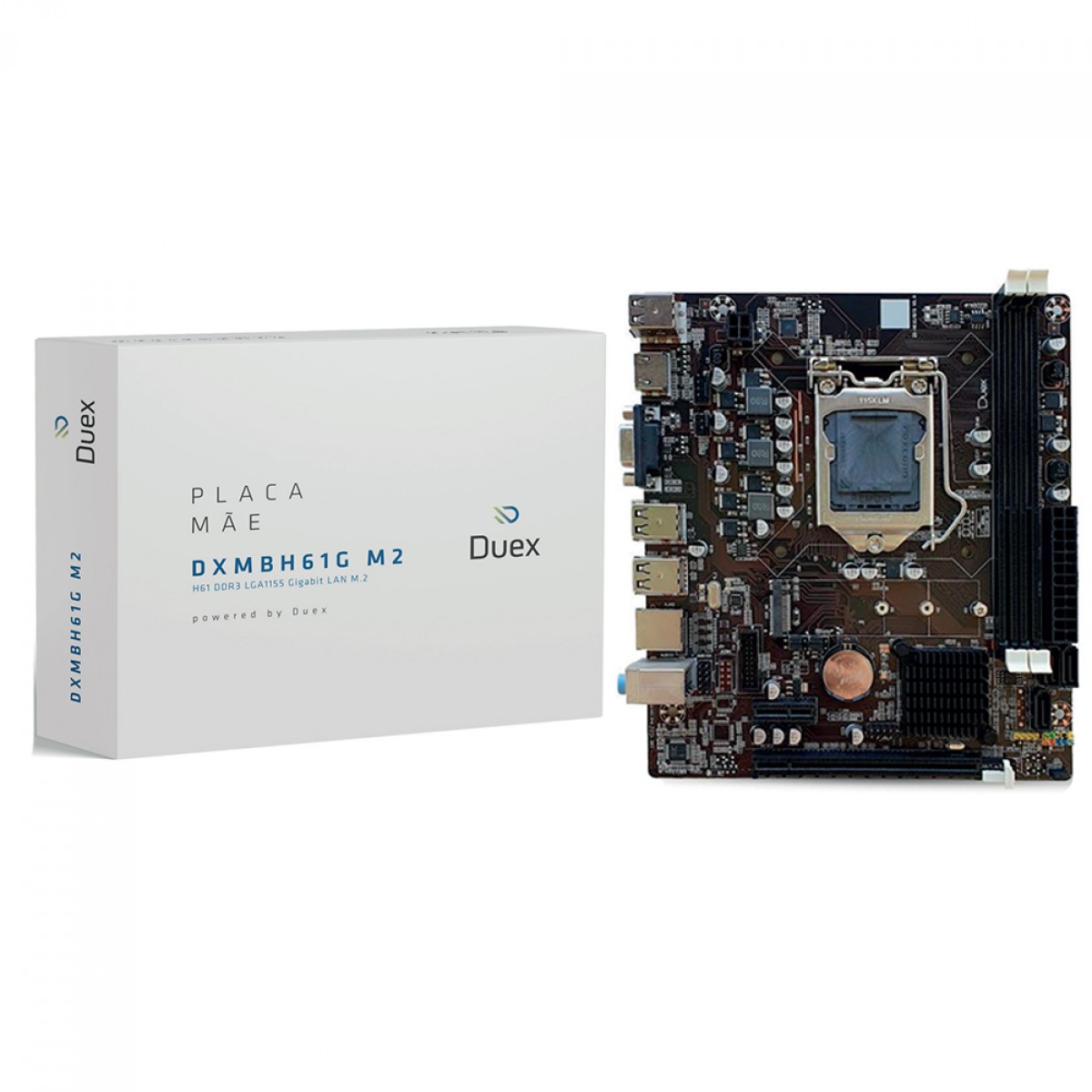 PLACA MÃE DUEX B75 M2 DDR3 1155 - Imagem 5