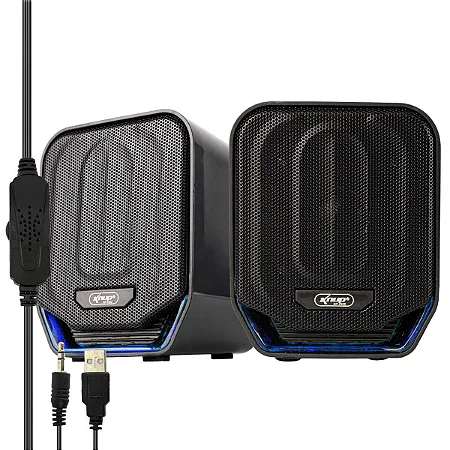 CAIXA DE SOM 12W RMS PRETO USB 2.0 KP-RO823 KNUP - Imagem 3