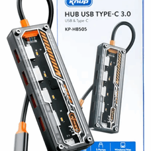 HUB USB TYPO-C 3,0 KNUP PLUG AND PLAY