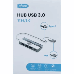 HUB USB 3,0 (TYPO-C & USB) KNUP