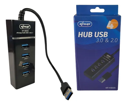 HUB USB 3,0 & 2,0 KNUP 4 PORTAS - Imagem 5