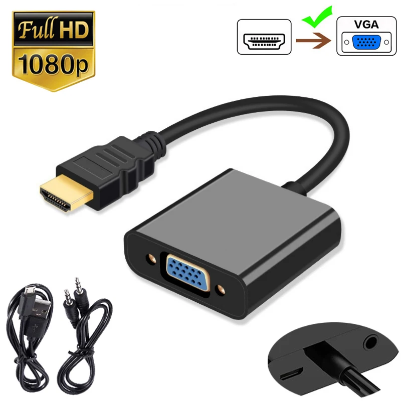 CABO CONVERSOR HDMI PARA VGA LEON