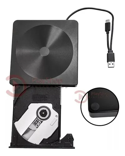 GRAVADOR DE CD/DVD DRIVE EXTERNO USB& TYPO-C USB 3.0 - Imagem 5